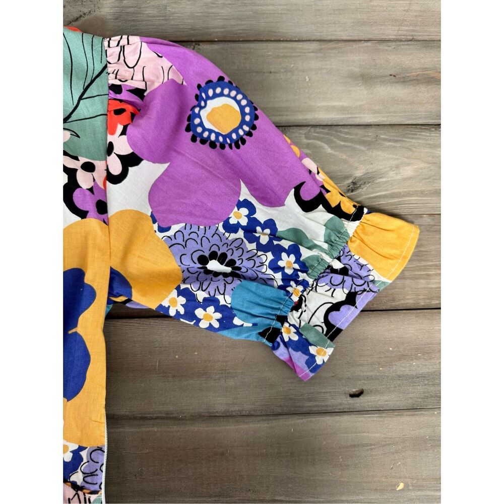 ASOS Floral Multi-Color Mini Dress - Picture 7 of 11